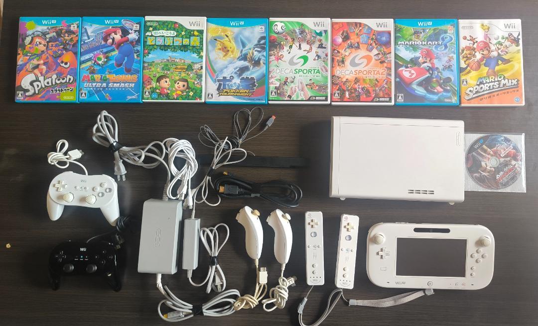 WiiU 本体 セット WUP-010(JPN) 8GB コントローラー 他