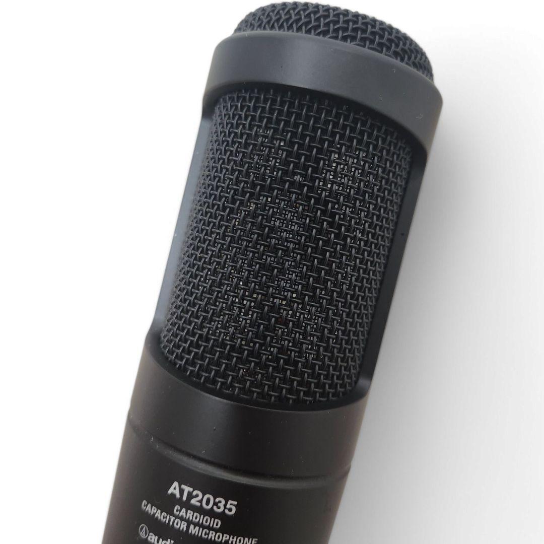 極美品　Audio-Technica 　AT2035　 コンデンサーマイク　箱付