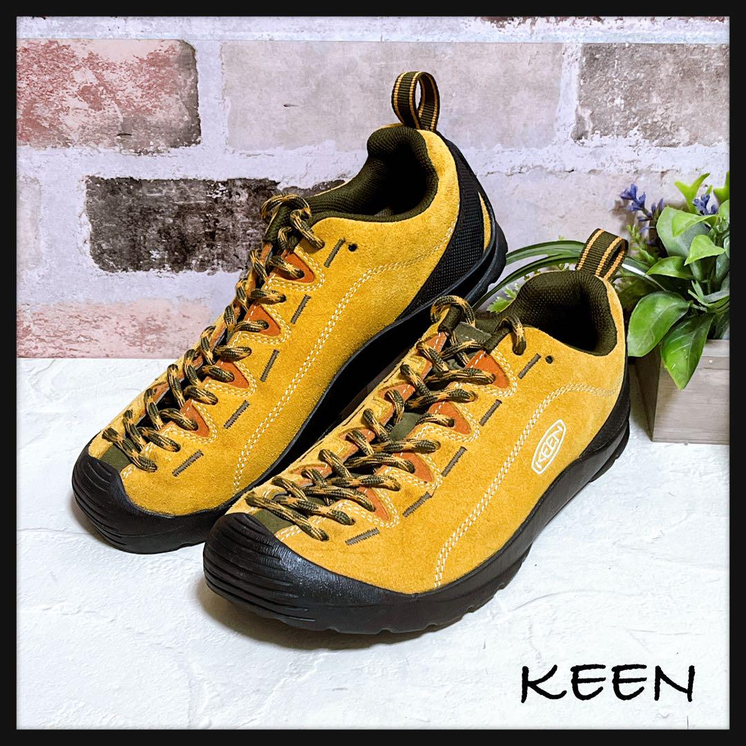 【KEEN キーン】スエード スニーカー ジャスパー 24.5cm 美品