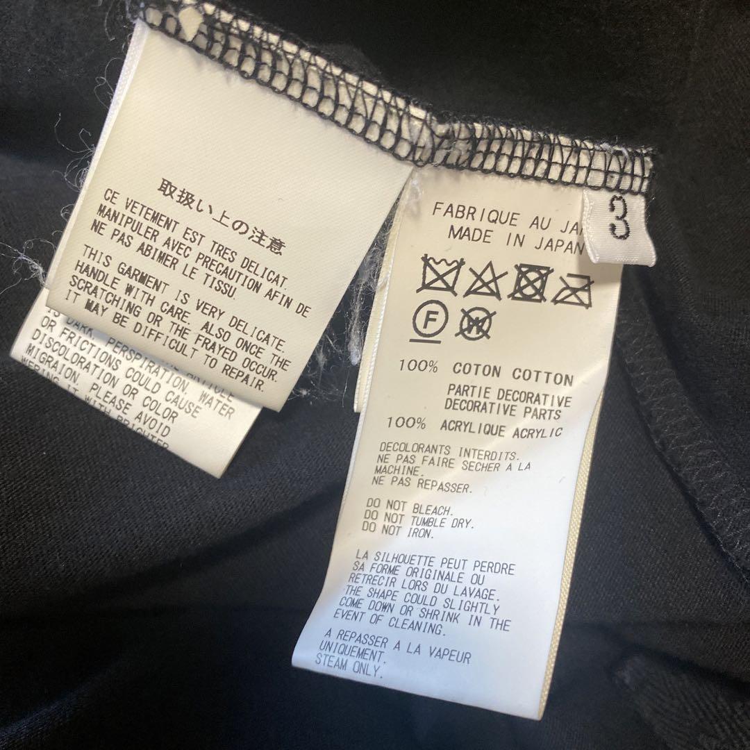 2019SS ヨウジヤマモト 紐通し丸首カットソー 画像18