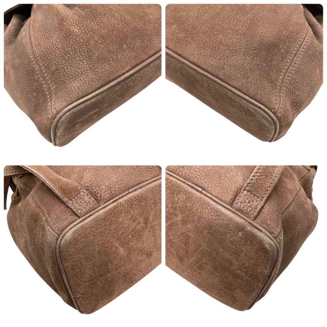 バッグ 1957 Vintage Coach Small Backpack Nubuc