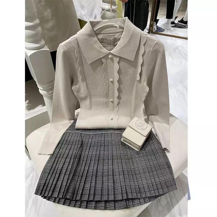 新品国産 春用 FairLiar上品なニットラスト1点❗️ 4uTqw-m98134150632 韓国ゴルフウェア 大特価好評