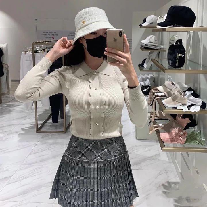新品国産 春用 FairLiar上品なニットラスト1点❗️ 4uTqw-m98134150632 韓国ゴルフウェア 大特価好評