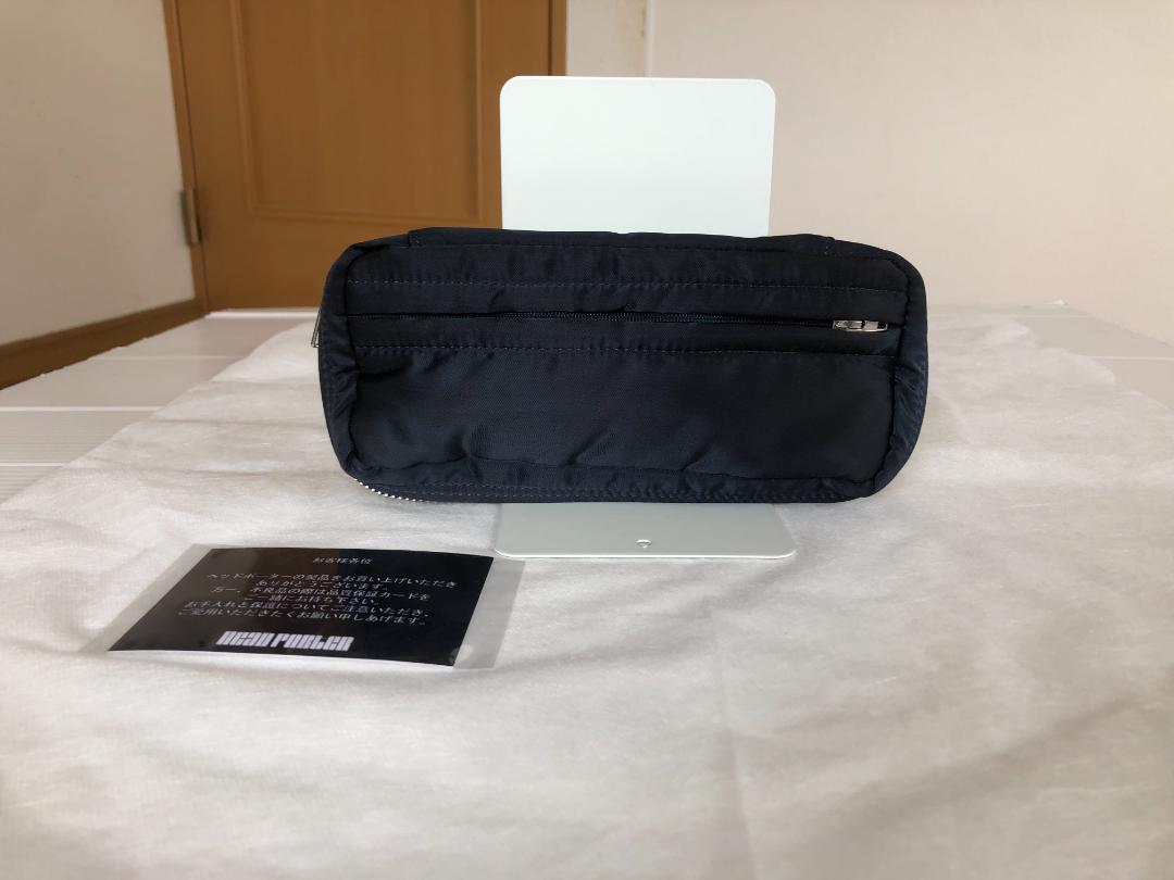 激美品 ヘツドポーター ペンケース 筆箱 ネイビー タンカー 藤原