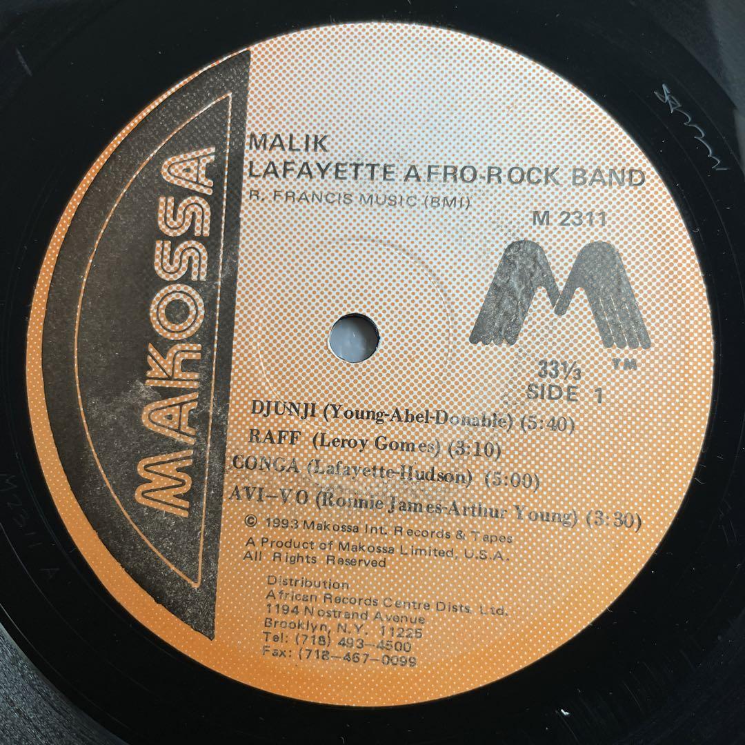 LAFAYETTE AFRO ROCK BAND【輸入盤LP】MALIK