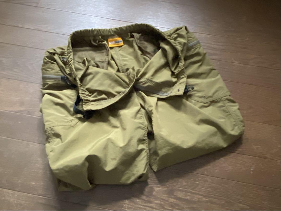 GRIP SWANY／グリップスワニーGSP-80 XL 裾上げ済 カーキ 美品