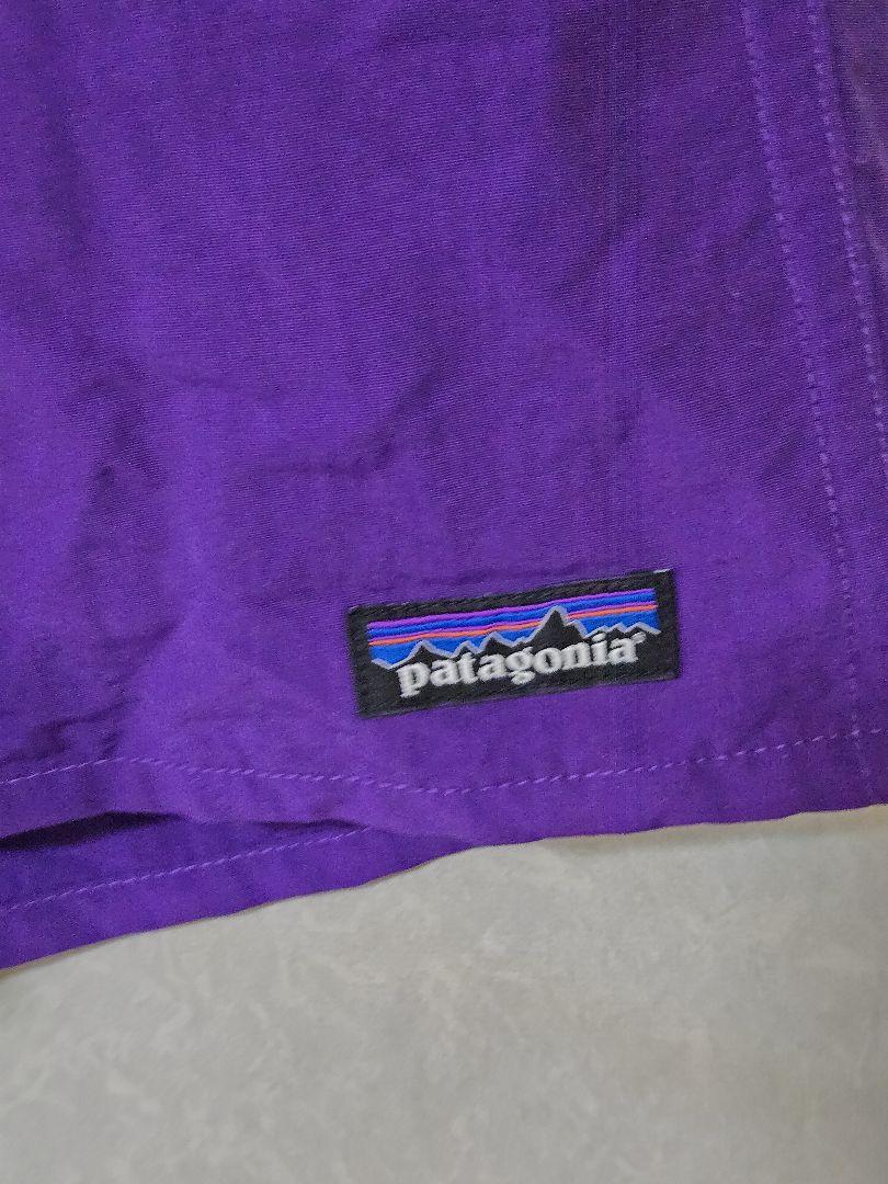 【SP20美品希少廃盤】patagonia パープル バギーズショーツ 5インチ