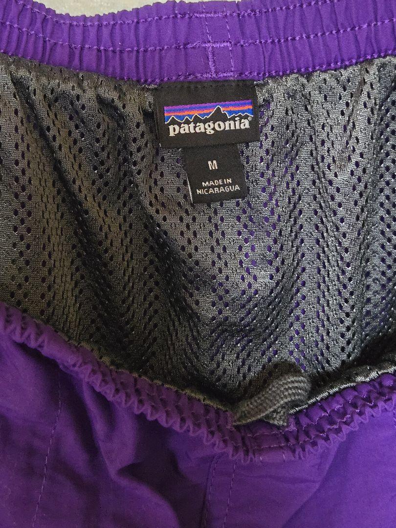 【SP20美品希少廃盤】patagonia パープル バギーズショーツ 5インチ