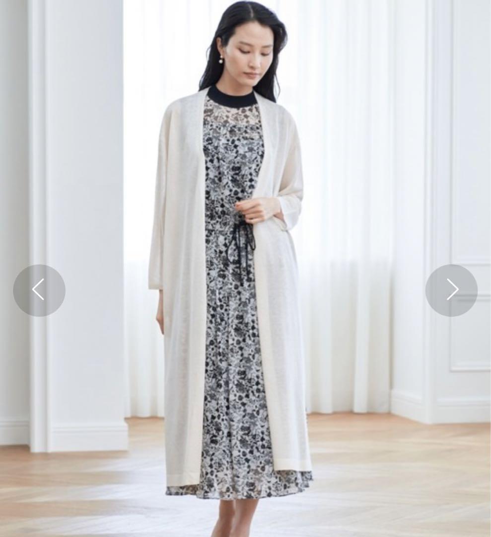 美品】ANAYI ロングカーディガン 36