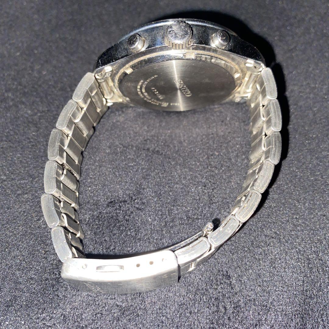 【4T57-00A0】ステンレスSEIKO クォーツ 腕時計 クロノグラフ