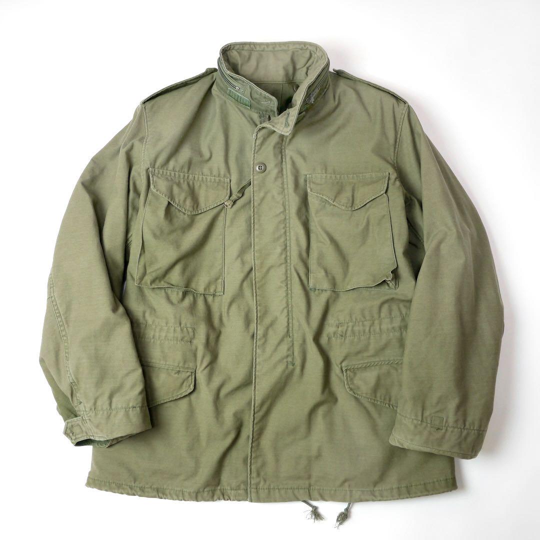 80sビンテージM-65ミリタリー米軍フィールド ジャケット3RD軍物 80sビンテージM-65ミリタリー米軍フィールド ジャケット3RD軍物