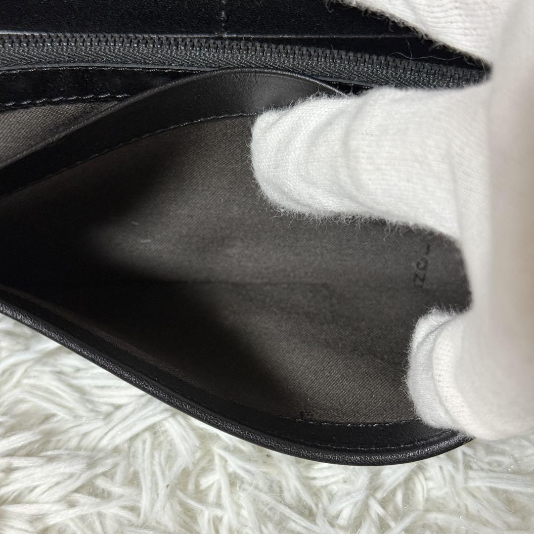 未使用✨FENDI フェンディ ズッキーノ ジャガード 長財布 黒 二つ折り