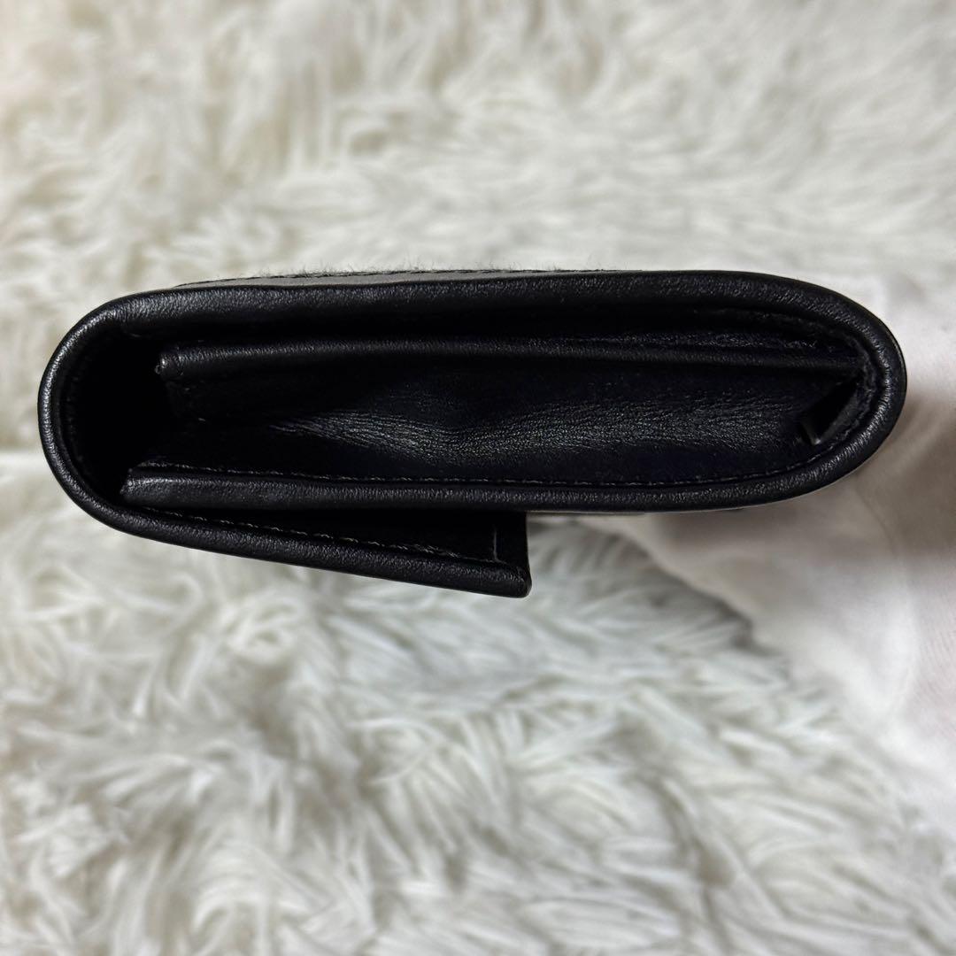 未使用✨FENDI フェンディ ズッキーノ ジャガード 長財布 黒 二つ折り