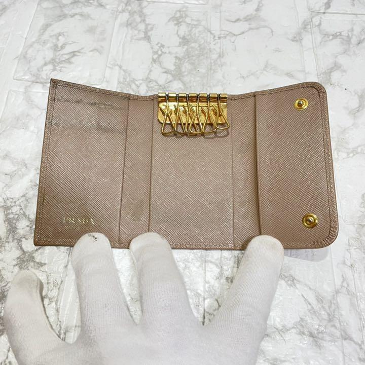 激安大特価 綺麗✨正規品✨PRADA6連キーケース 即日発送‼️ Sck2F-m98143671308 2022100%新品