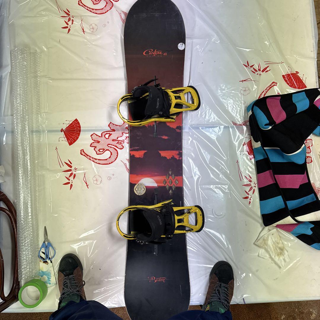 Burton Custom flyingV スノーボード ビンディング付き