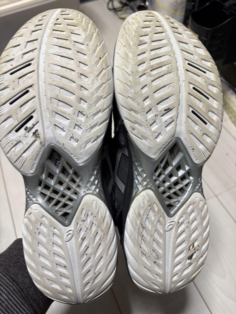 ASICS バレーボールシューズ ブラック/グレー/ライム　27.0