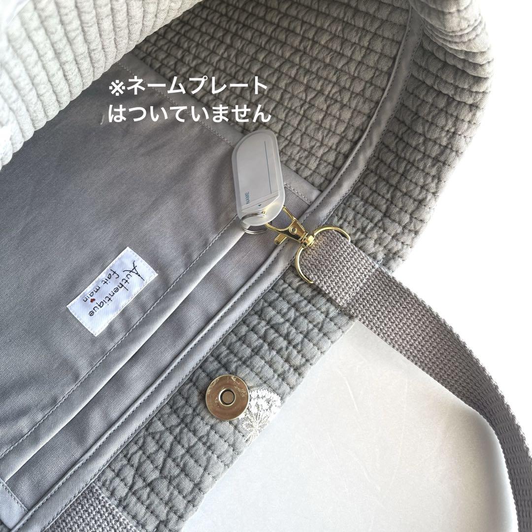 レッスンバッグ 上履き入れ　ヌビ　ハート刺繍 4/5納期 レッスンバッグ 上履き入れ ヌビ ハート刺繍