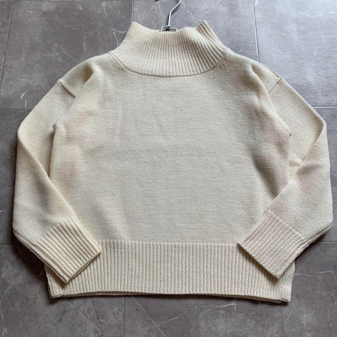 MHL. タートルネックニット ホワイト マーガレットハウエル 2M MHL