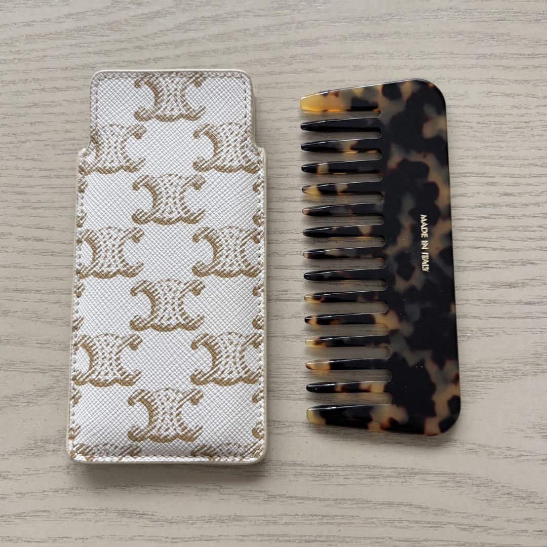 CELINE スモールヘアコーム ケース付き