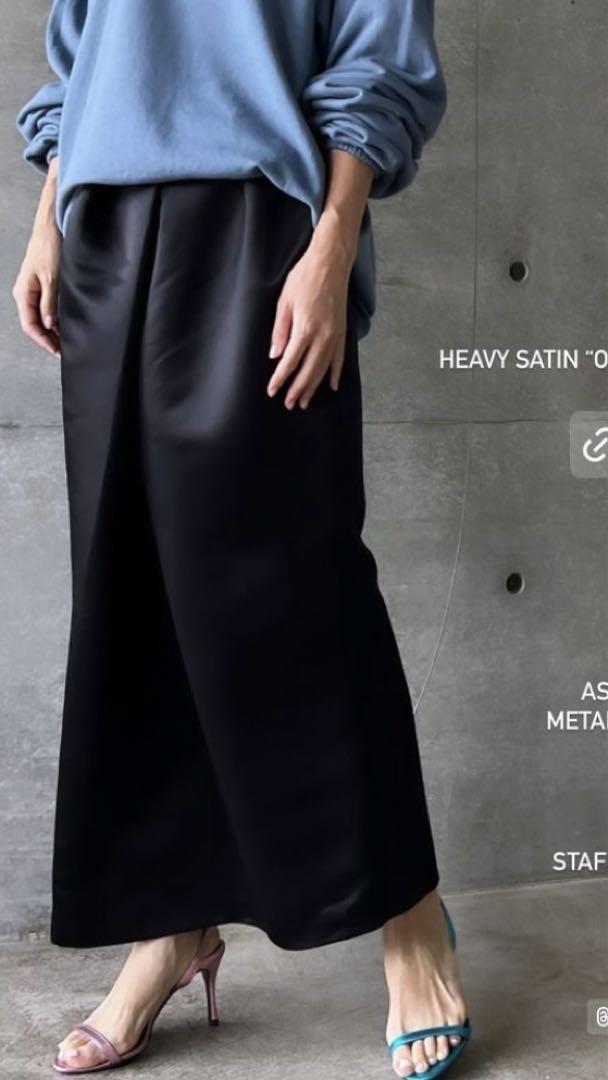 SEA / シー heavy satin origami skirt SEA / シー heavy satin origami skirt