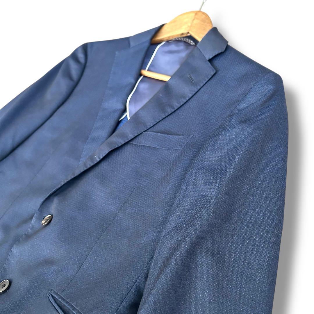 イタリア高級生地カルロバルベラTHE SUIT COMPANYネイビーシングル