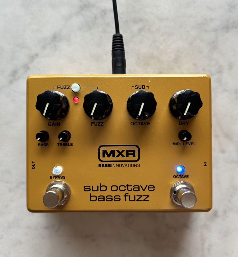 MXR sub octave bass fuzz ファズ プリアンプ