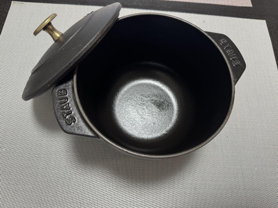 STAUB ラ ココット de GOHAN ブラック M 16cm