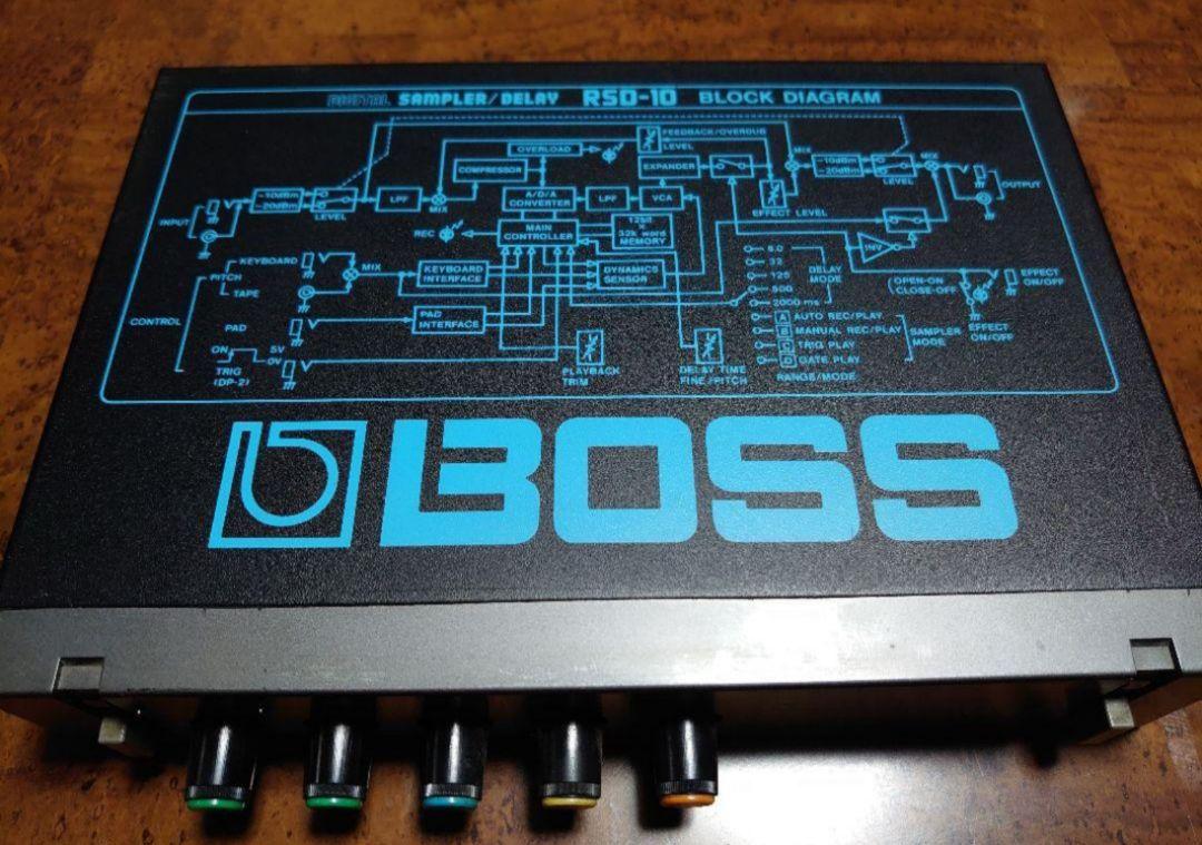 ビンテージ BOSS RSD-10 サンプラー/ディレイ 年代物の割には美品