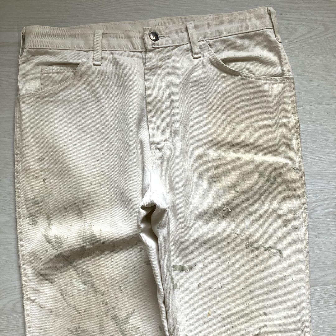USA製90s Dickies ホワイトデニム Sherwin Willams