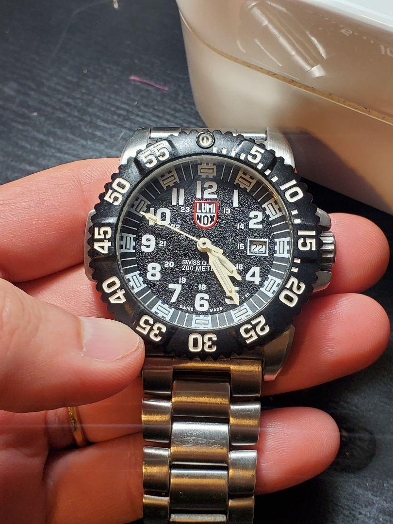 luminox  ジャンク  ネイビーシールズ カラーマークシリーズ