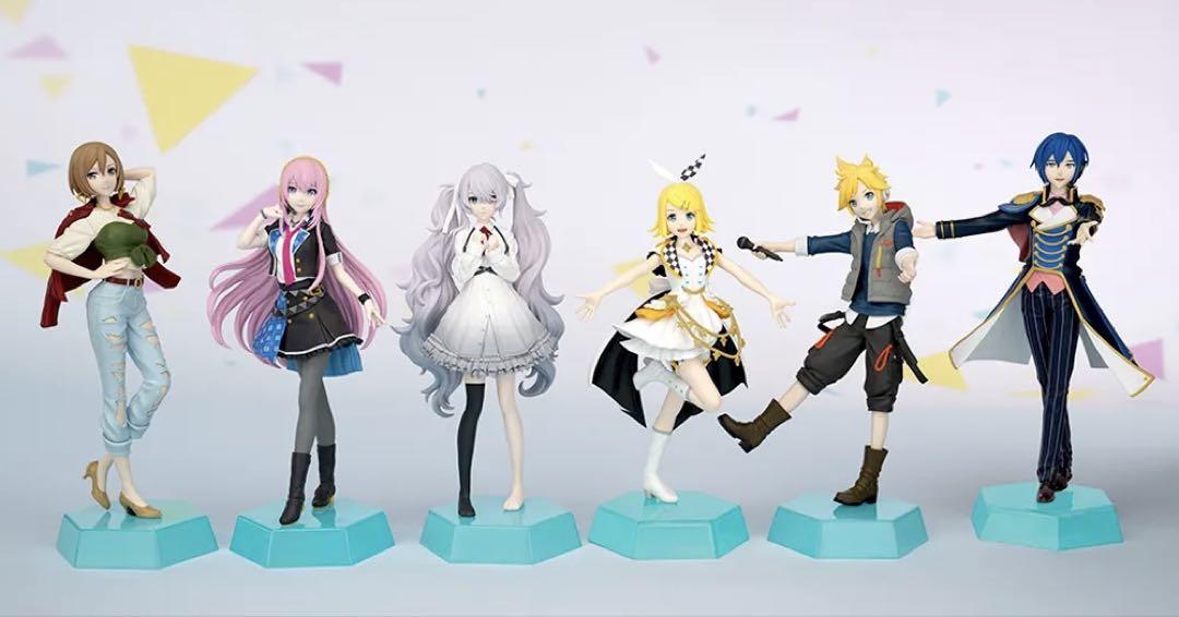 プロジェクトセカイ　プロセカ　フィギュア　ミク　ルカ　リン　レン　カイト　メイコ