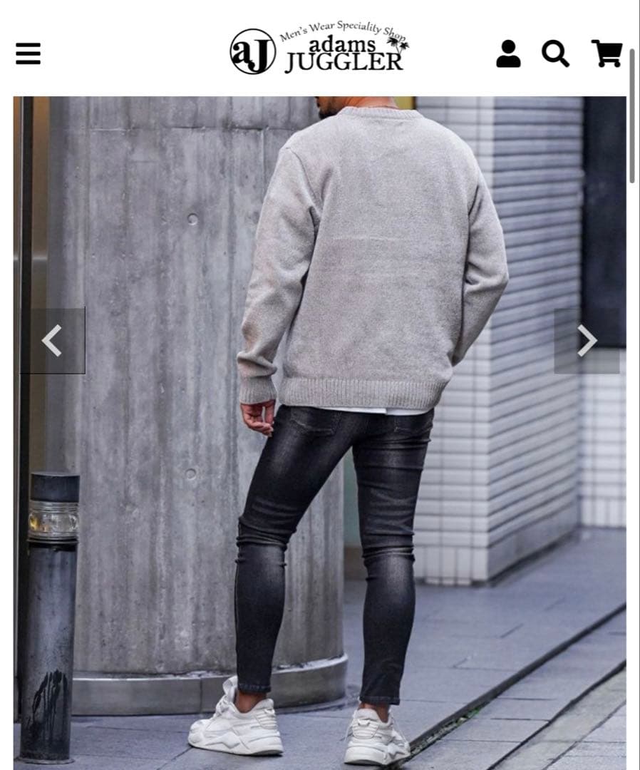 ⭐︎アダムスジャグラー/RTEGアーバンブラックデニム/XLサイズ/完売品⭐︎