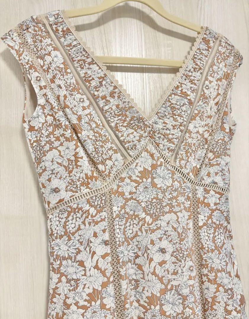 【 Herlipto 】Lace Trimmed Floral Dress