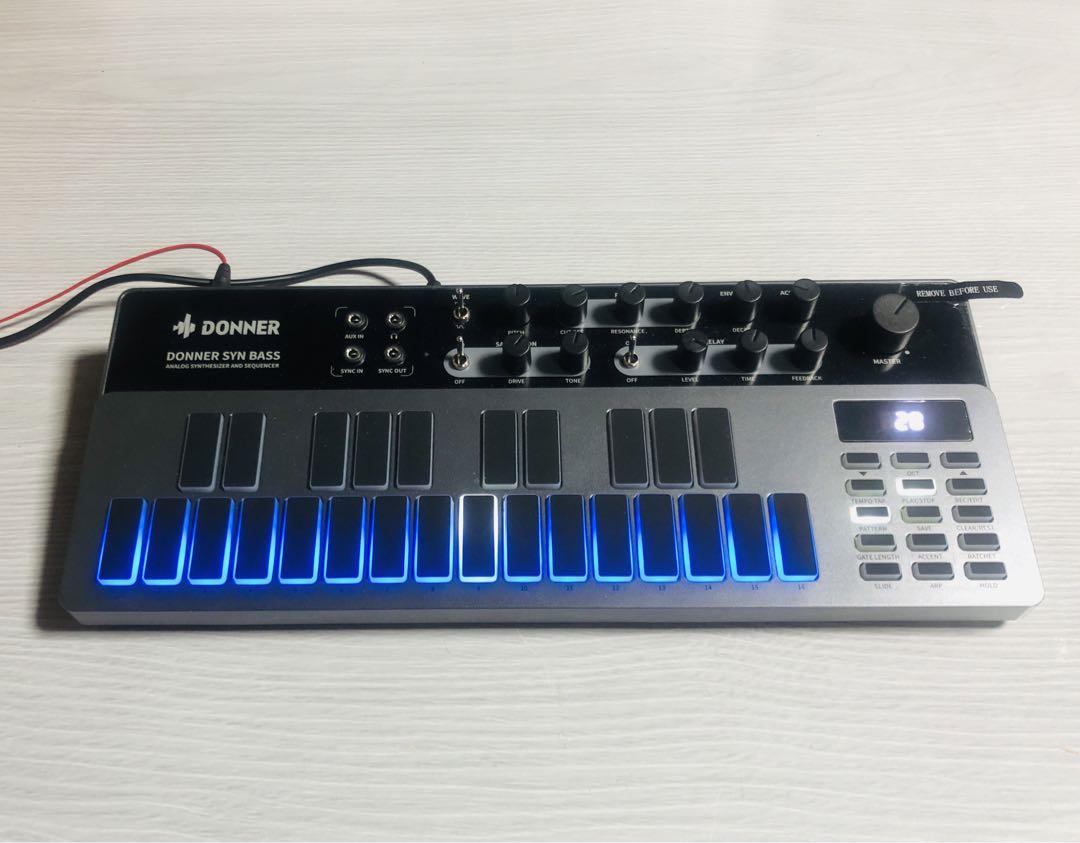 Donner B1」アナログ シンセサイザー・ベース シーケンサー DTM・DAW