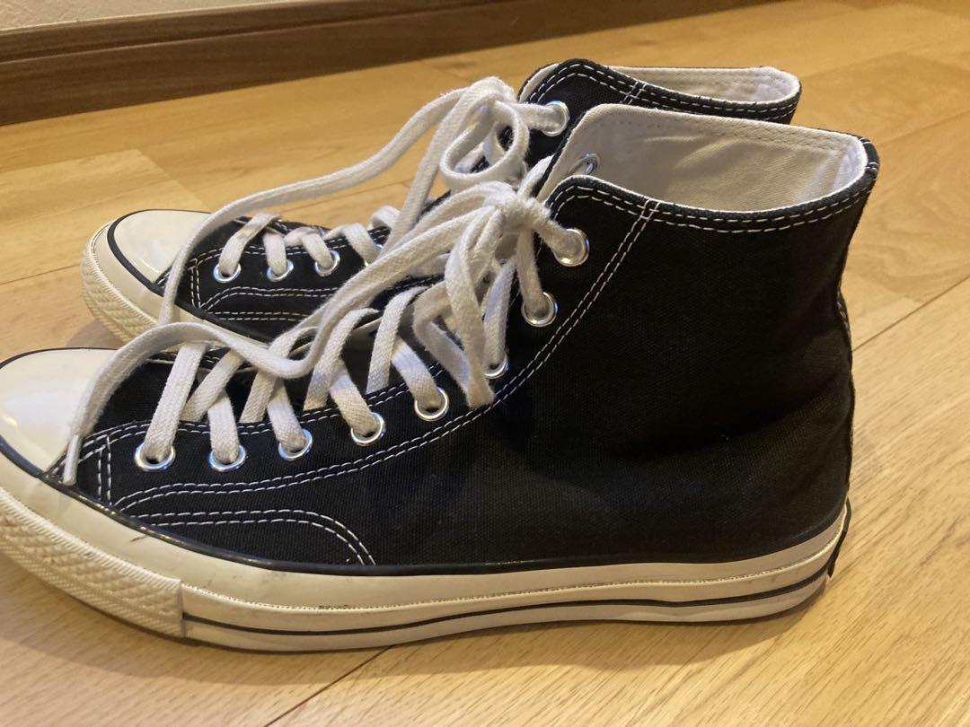 CONVERSE　ALLSTAR　ブラックキャンバス ハイカットスニーカー