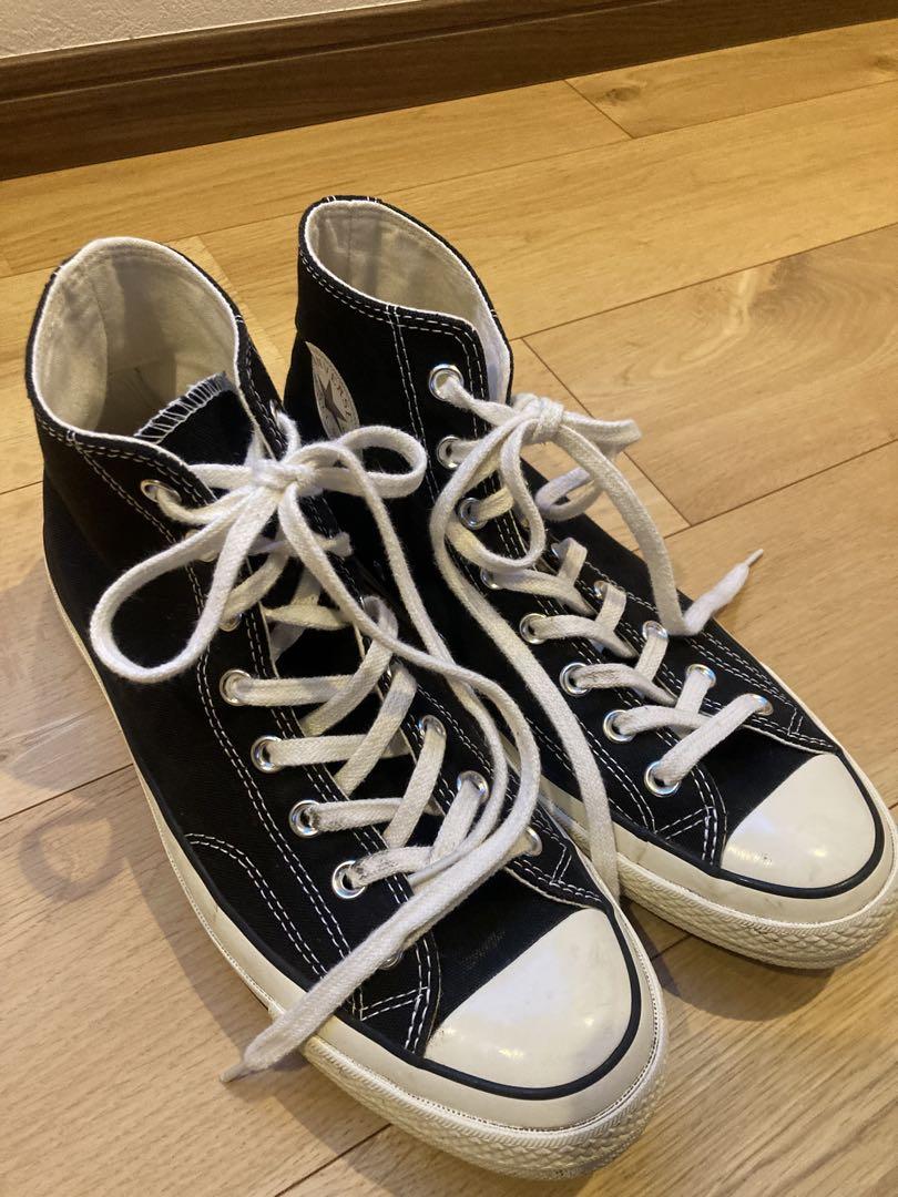 CONVERSE　ALLSTAR　ブラックキャンバス ハイカットスニーカー
