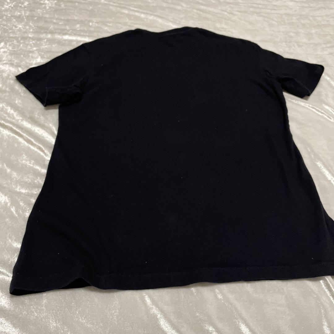相談中バーバリー　ロゴ入り　Tシャツ　黒　ブラック　ノバチェック　ｓ