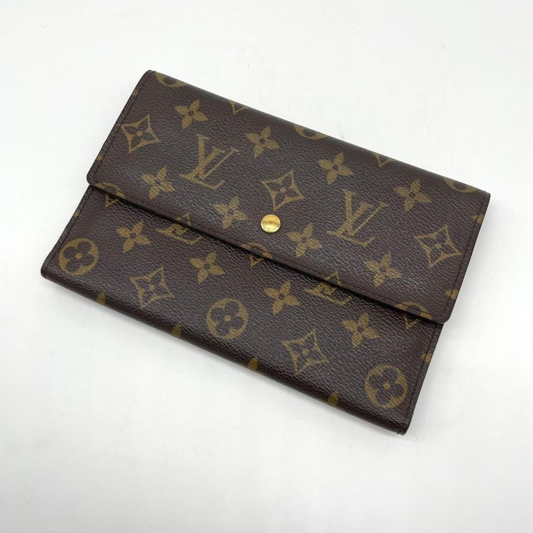 超美品 Louis Vuitton　ルイヴィトン　ポシェット　パスポール　長財布