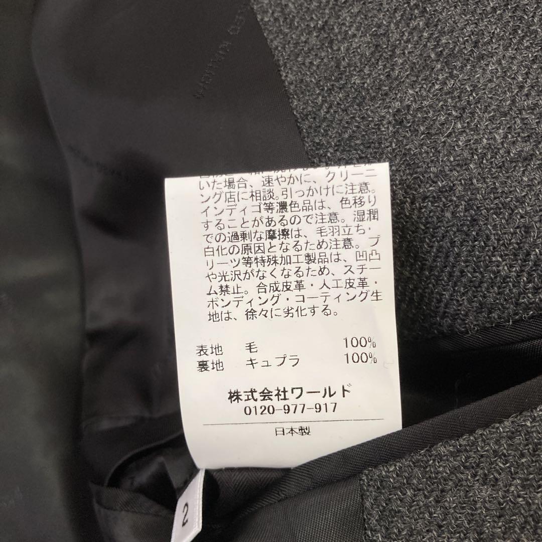 ［未使用］TAKEO KIKUCHI ジャケット チャコール M ビジネス