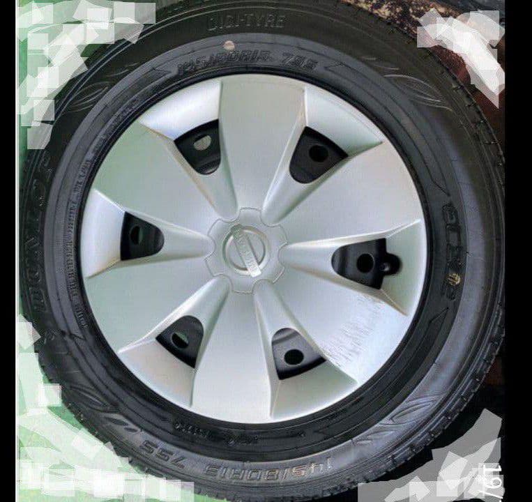 13インチ鉄ホイールタイヤ ２本セット ② 軽自動車 軽四 ダイハツ スズキ