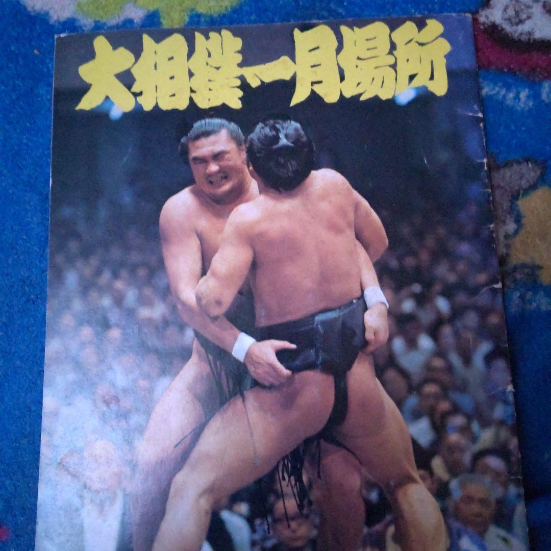 大相撲のパンフレット