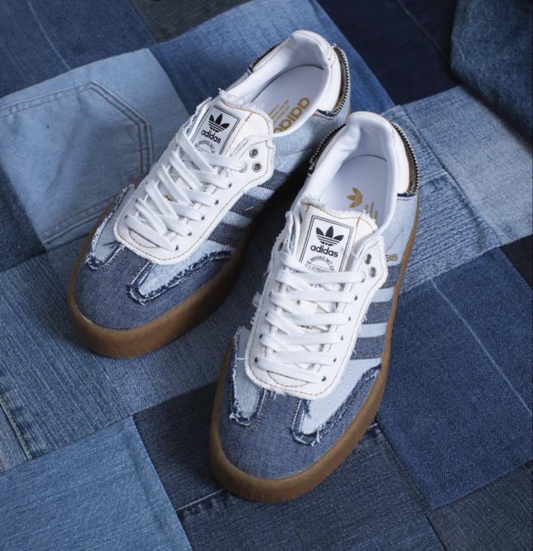 adidas Samba デニムスニーカー 23.5cm
