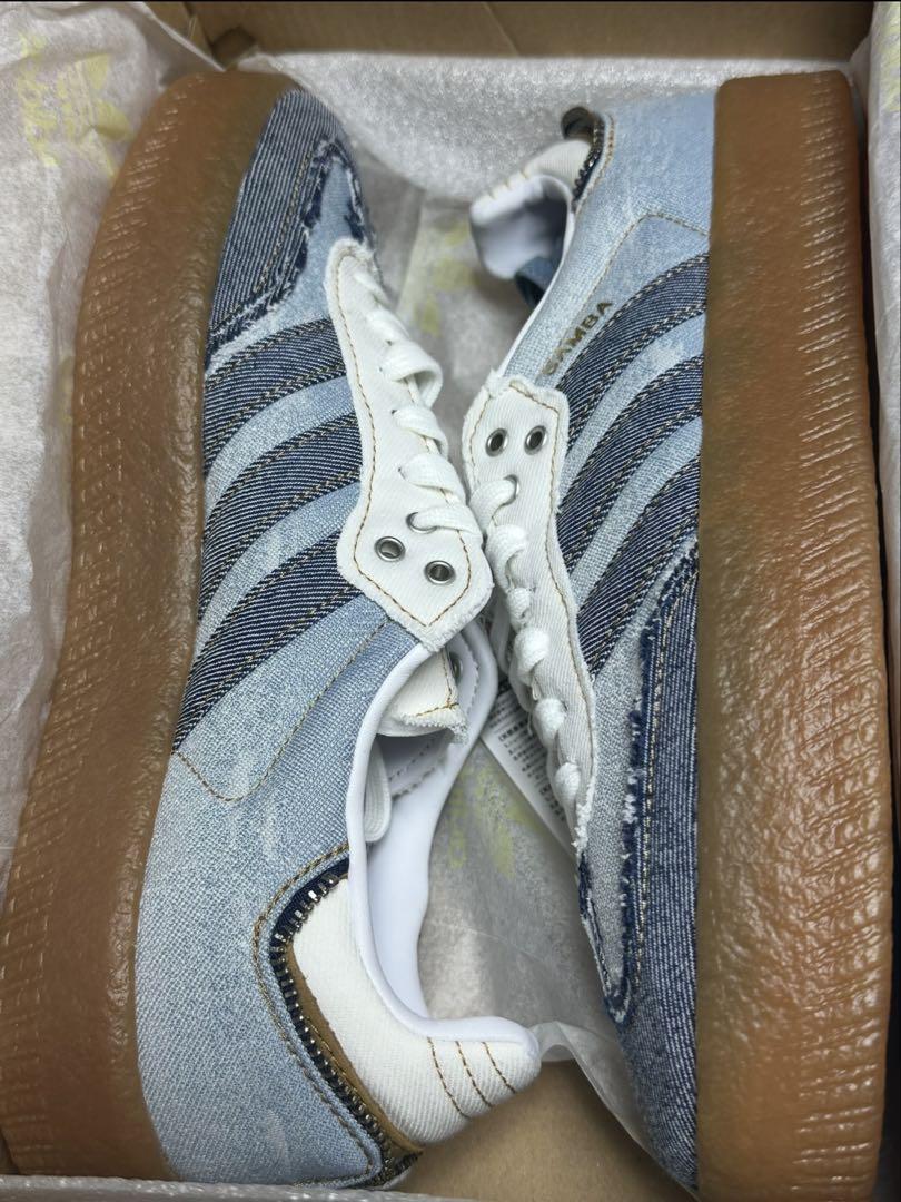 adidas Samba デニムスニーカー 23.5cm