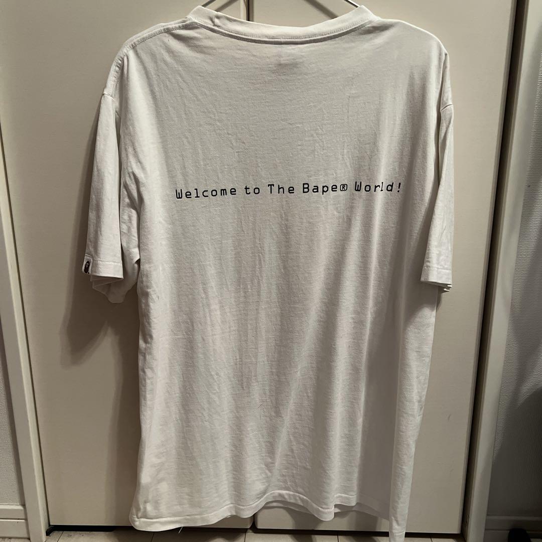人気TOP 猿の顔 Tシャツ ホワイト BAPE デザイン メルカリ - トップス