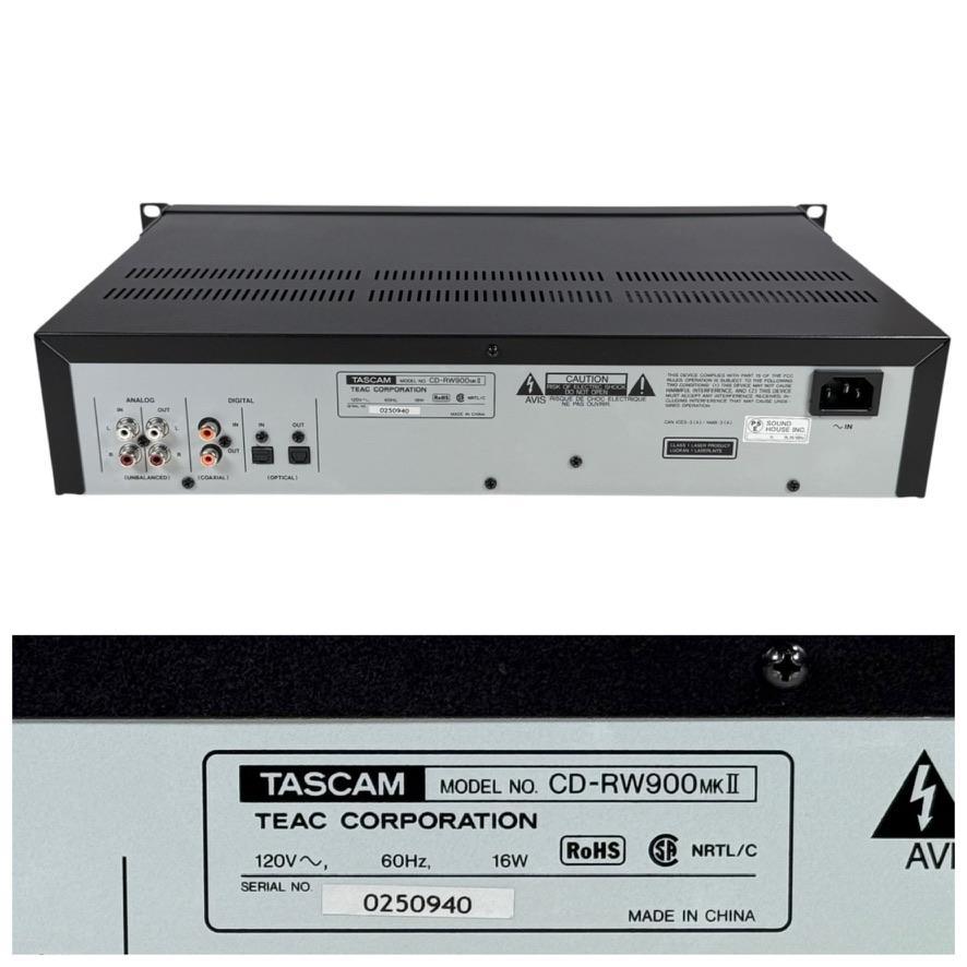 ◇CD録音履歴0時間◇TASCAM CDレコーダー CD-RW900MK2 - メルカリ