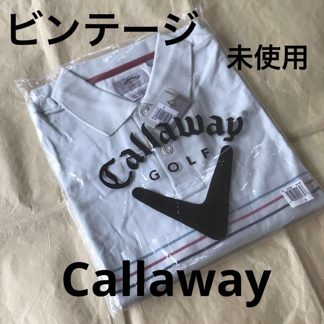 ビンテージ　未使用 Callaway キャロウェイゴルフポロシャツ