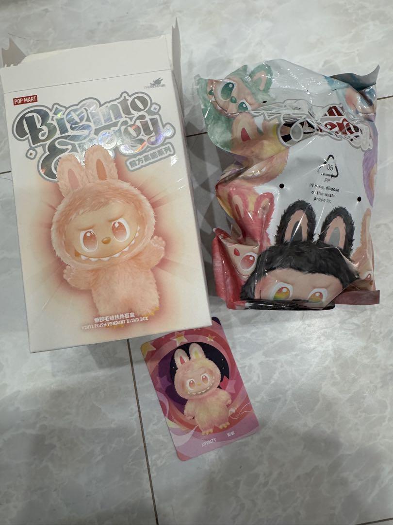 ぬいぐるみ LABUBU THEMONSTERS BigintoEnergy THE MONSTERS Big into Energy Series-Vinyl Plush Pendant
