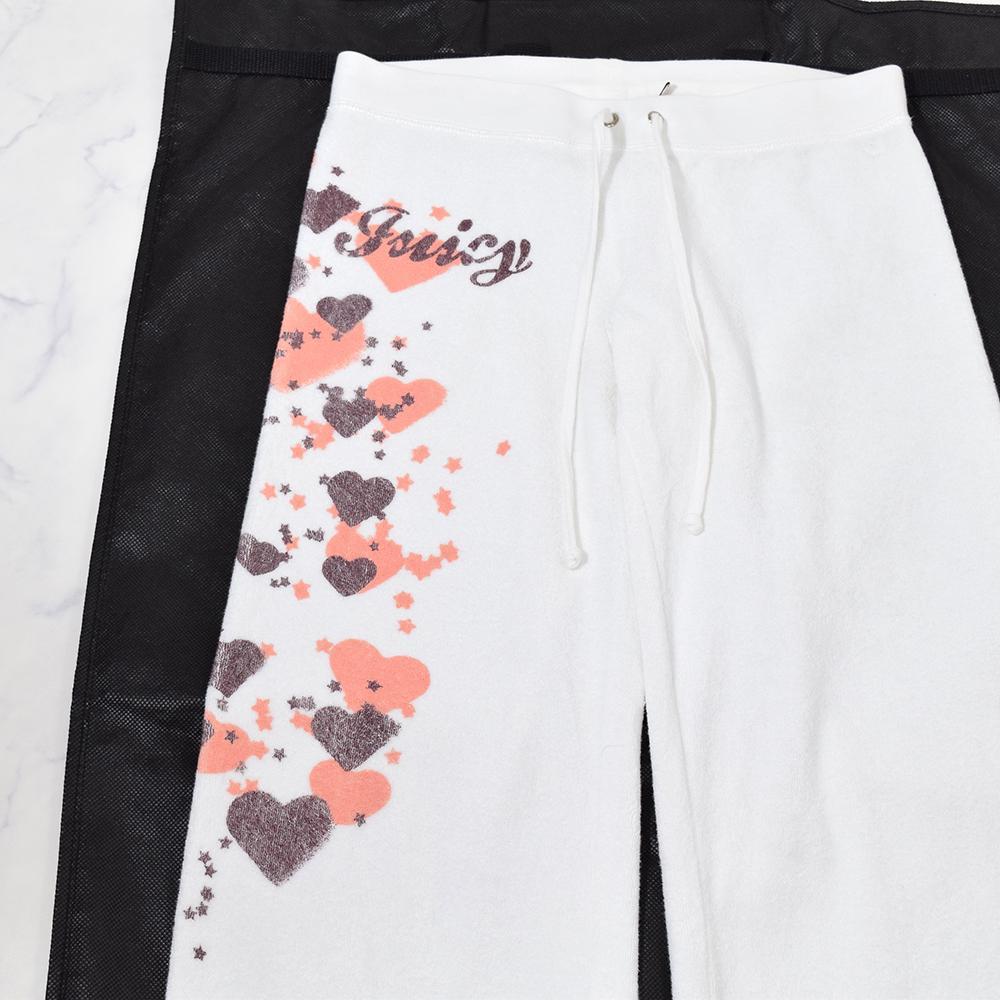00s y2k JUICY COUTURE パイル ハート柄 セットアップ 白