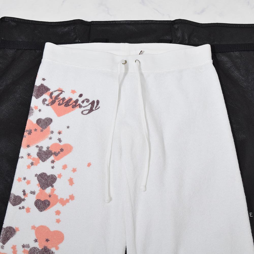 00s y2k JUICY COUTURE パイル ハート柄 セットアップ 白