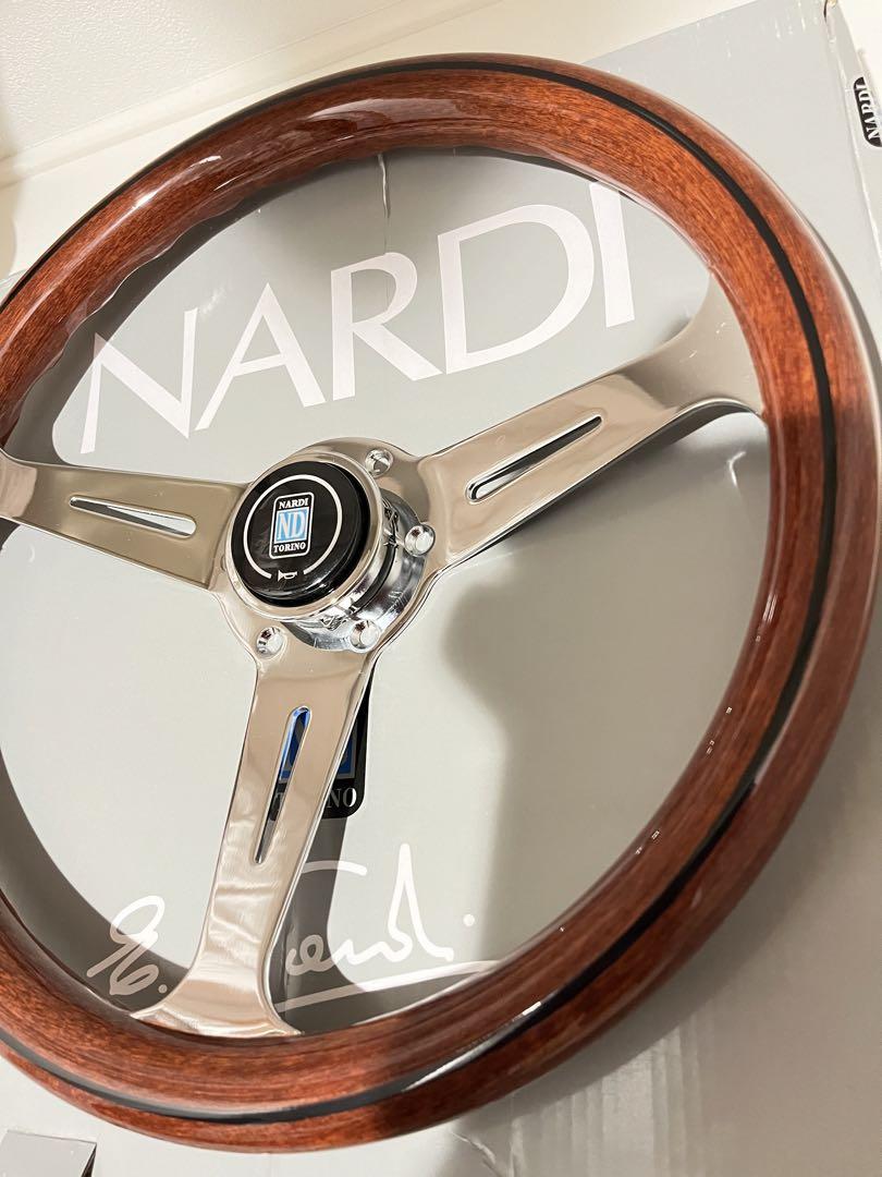 【訳あり値下げ】NARDI ナルディ ステアリング クラシック ウッドポリッシュ